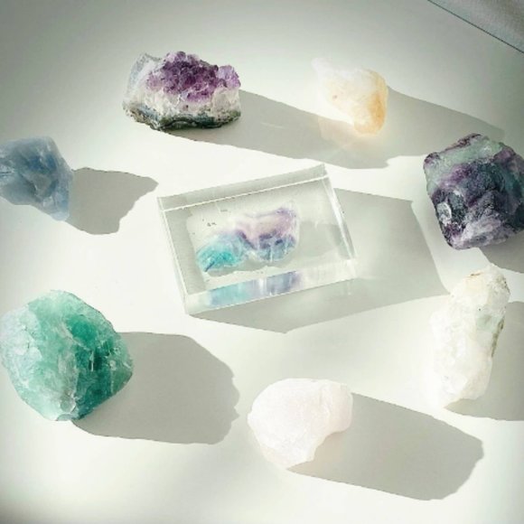 Rainbow Fluorite Crystal Soap - Ethereal - Picture 2 of 4